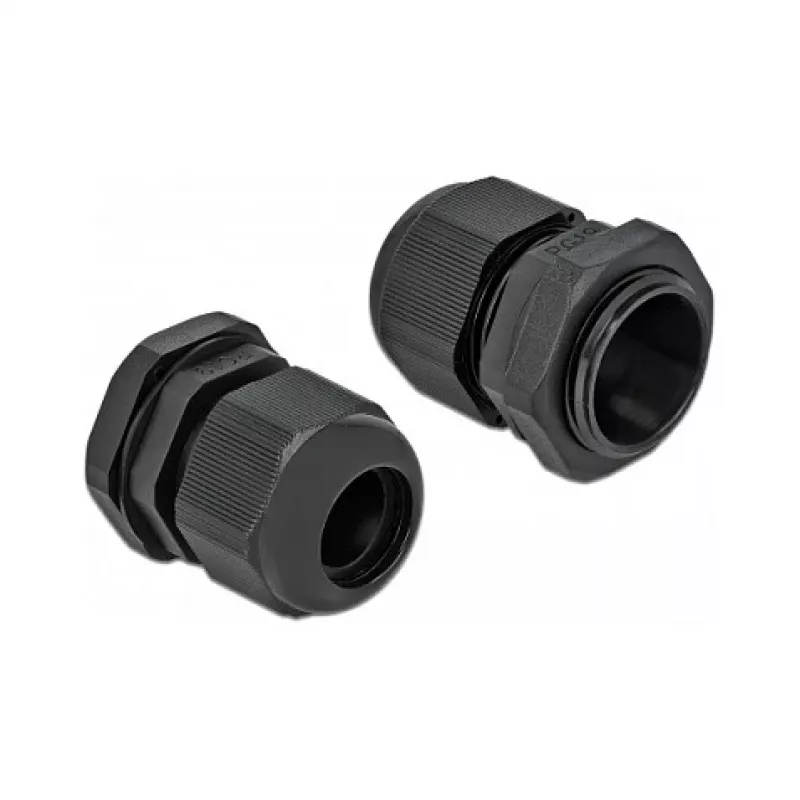 Pressacavo DeLOCK 60220 nero plastica 10 pz.