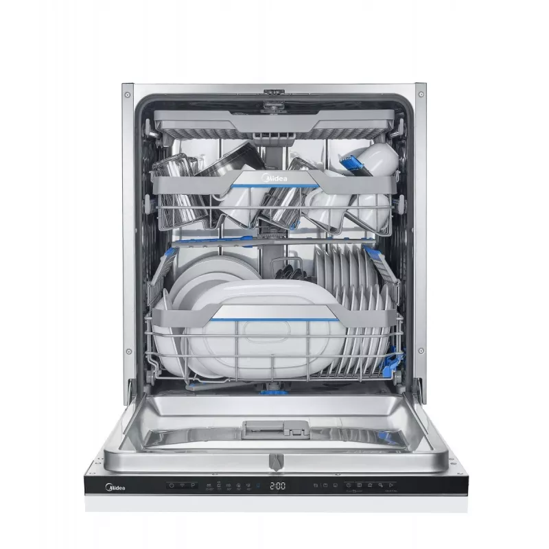 Midea MDWEB1403MB-WI lavastoviglie da incasso, 60 cm, 14 coperti, 44 dB, Wi-Fi, classe energetica C