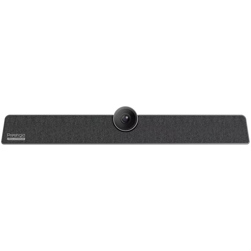 Prestigio Solutions Alpha barra di collaborazione per videoconferenze, UHD 12 MP, 6 microfoni, portata 8 m, USB-C/AUX