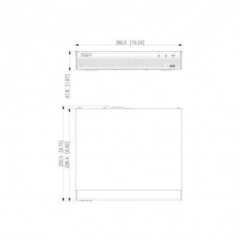 Dahua Technology Lite NVR2108HS-4KS3 videoregistratore di rete 1U nero