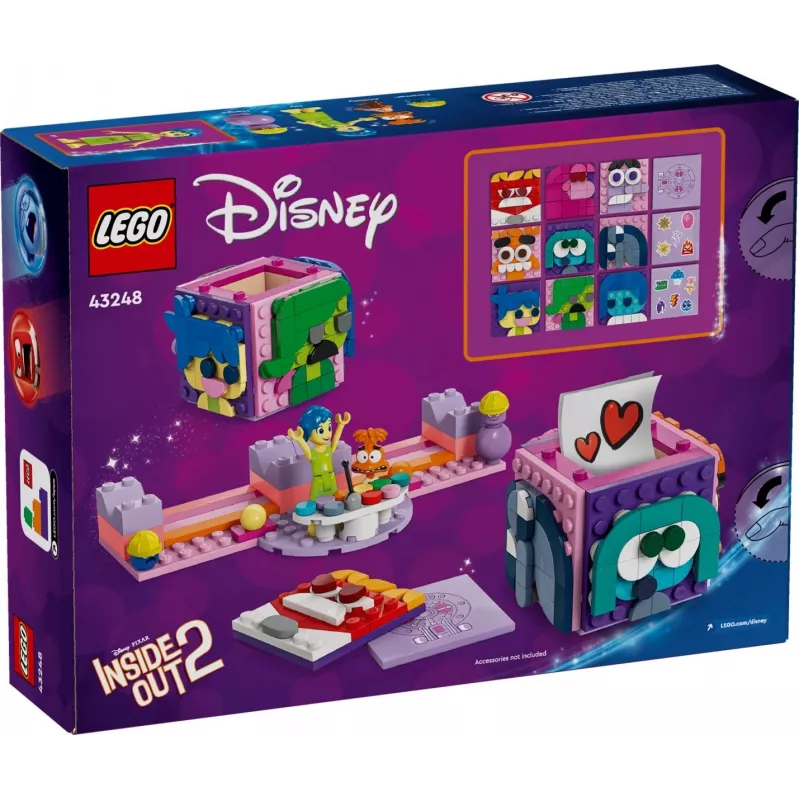 Giocattolo da costruzione LEGO Disney Pixar Inside Out 2 set cubi delle emozioni 43248
