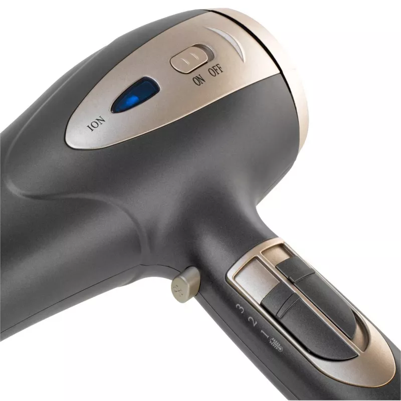 Asciugacapelli Adler AD 2248gc 2200W — ionico, 2 velocità, 3 temperature, getto freddo, diffusore, concentratore, cavo 1,8 m