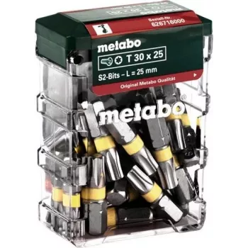 Set di punte per avvitatore Metabo SP T30 25 mm, 25 pezzi