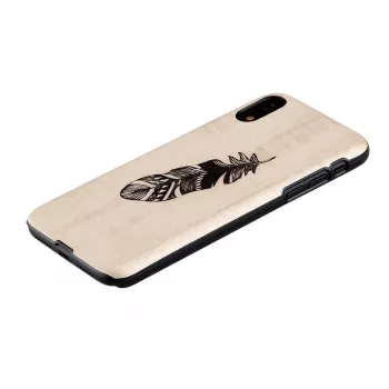 Custodia per cellulare man and wood per iPhone X/XS — custodia protettiva Indian nero