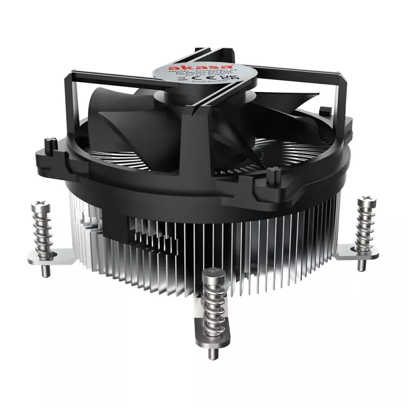 Dissipatore ibrido per processore Akasa Intel LGA1700 9 cm alluminio, nero 1 pz.