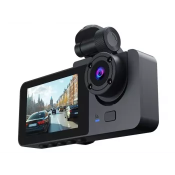 Tracer Halo 360 Dual TRAKAM47568 dash cam per auto, Full HD, schermo da 3 pollici
