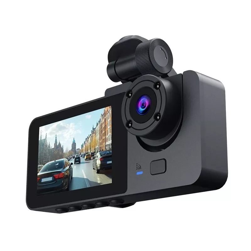 Tracer Halo 360 Dual TRAKAM47568 dash cam per auto, Full HD, schermo da 3 pollici