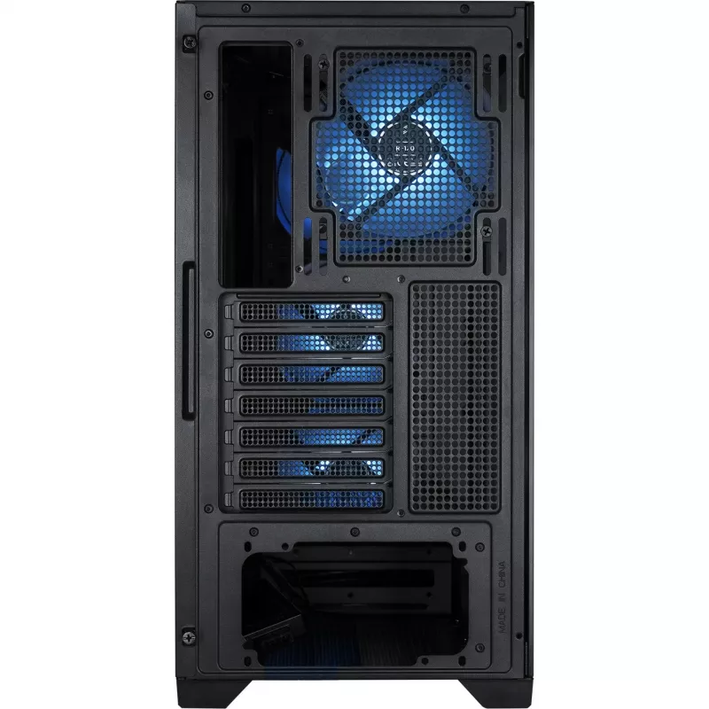 Case PC Silentware Flow 110 A-RGB nero — case mid-tower, pannello laterale in vetro temperato