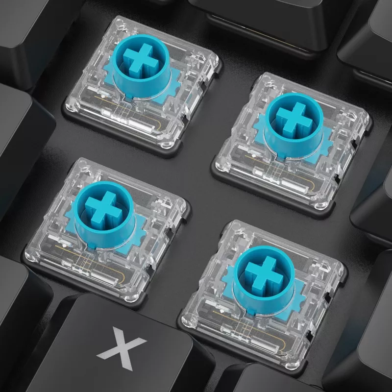 Sharkoon PureWriter W65 Tastiera gaming RF wireless QWERTZ tedesco nero