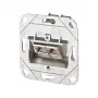 METZ CONNECT BTR IT CONNECT E-DAT Module 8/8(8) UP0 - presa di connessione, da incasso - RJ-45 X 2 (1309121200-E)
