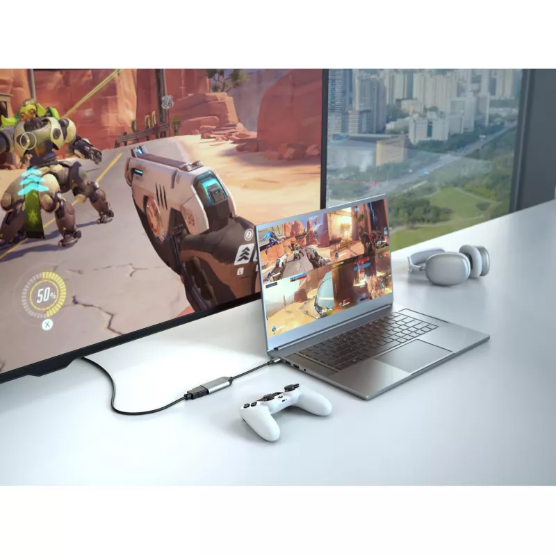 HYPER HD-H8K USB Type-C HDMI acciaio inossidabile