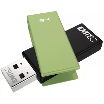 Chiavetta USB Emtec C350 Brick 64 GB USB Type-A nero verde