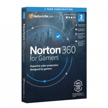 Norton 360 For Gamers | 3 dispositivi | 1 anno | 50 GB di spazio cloud | EU | NON SUB |
