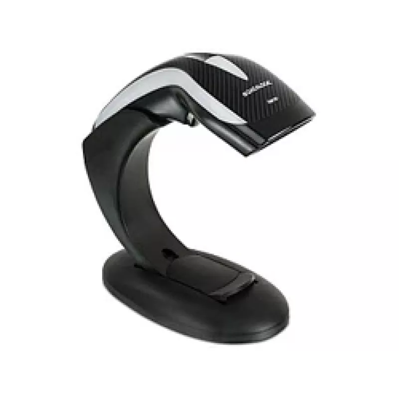 Datalogic Heron HD3130 kit, lettore di codici a barre 1D con supporto e cavo USB, nero