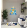 Pannelli LED triangolari Nanoleaf NL47-0002TW-9PK — set con 9 pannelli da parete RGB, alimentazione a rete, bianco
