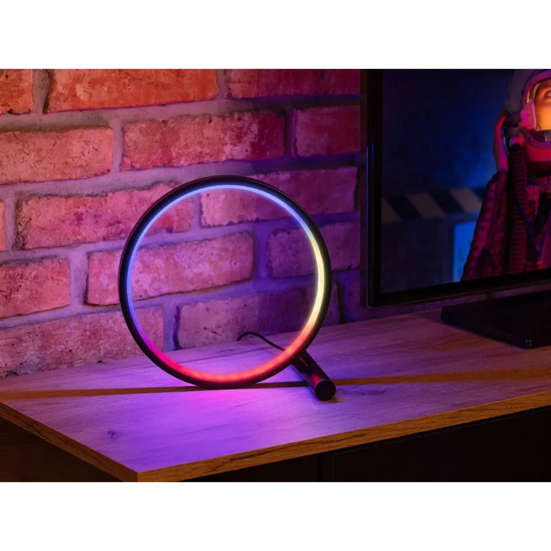 Lampada da tavolo TRACER Ambience Smart Circle LED RGB — cerchio LED smart decorativo