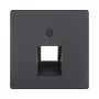 Berker 14076086 Elemento centrale per presa UAE Q.1/Q.3, antracite, confezione da 10