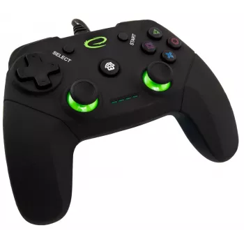 Gamepad ESPERANZA EGG110K USB con filo, vibrazione, 12 tasti, cavo 1,5 m — per PC e PS3