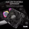 Corsair iCUE LINK RX120 MAX ventola per case 120mm - nero