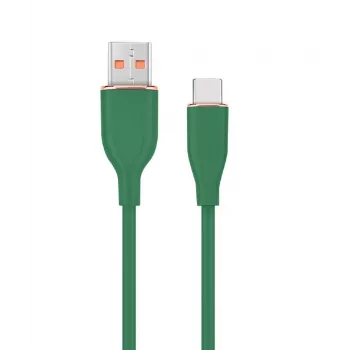 Cavo dati e di ricarica Type-C USB, 1,5 m, verde