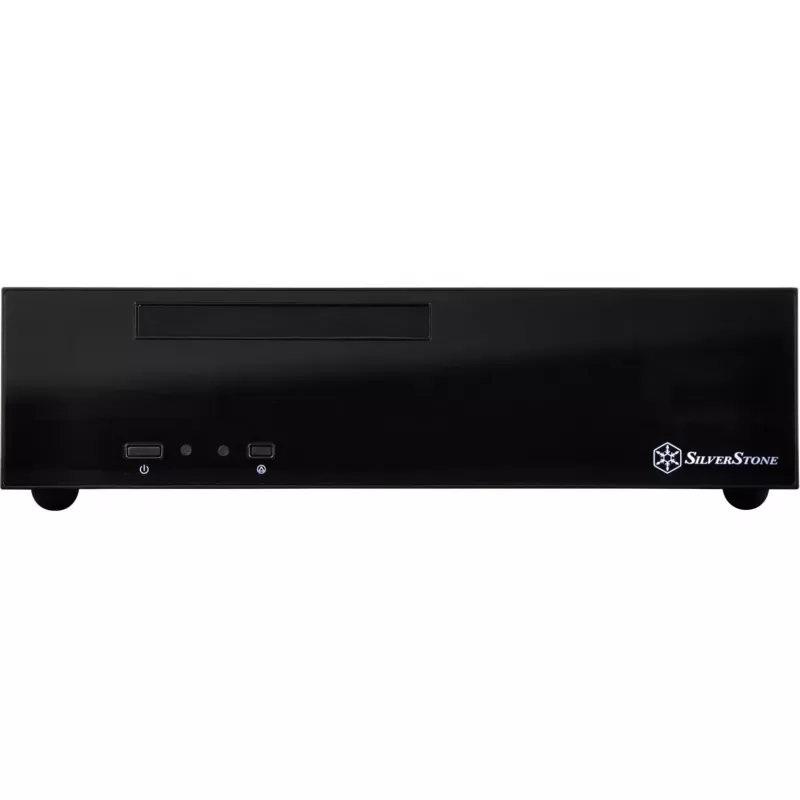 SilverStone MILO ML09 - Desktop - Mini-ITX - senza alimentatore (SFX12V) - nero - USB/Audio (SST-ML09B)