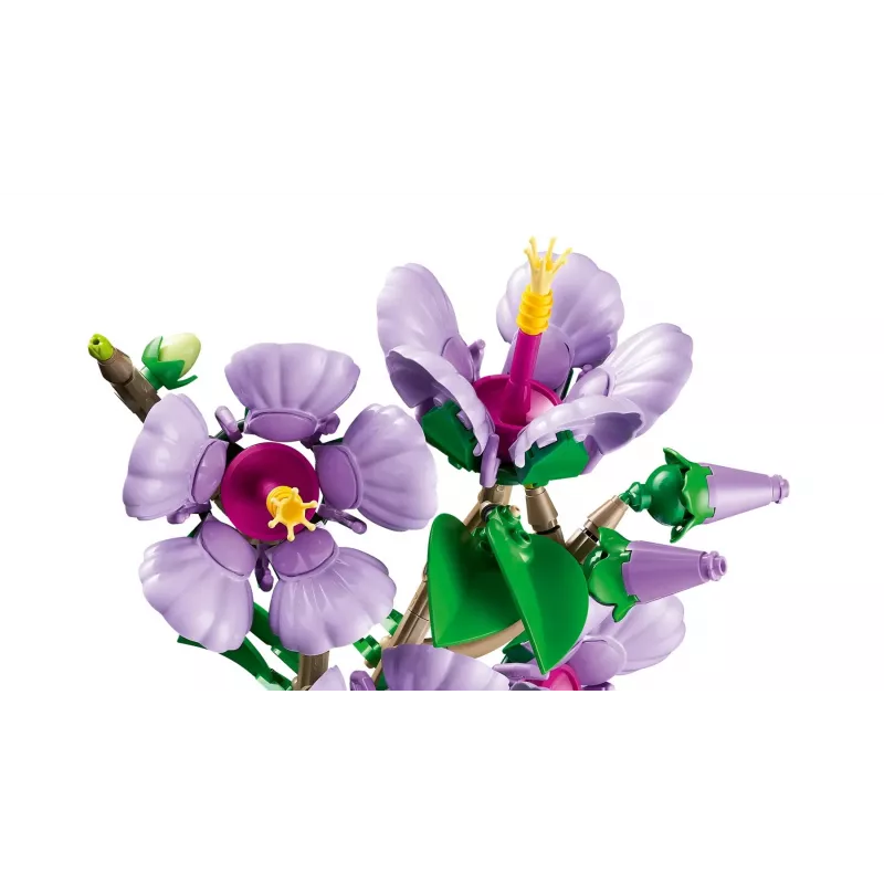 LEGO Botanical Set da costruzione Hibiscus Flower 10372 – 660 pezzi, modello da esposizione, 250×360×130 mm