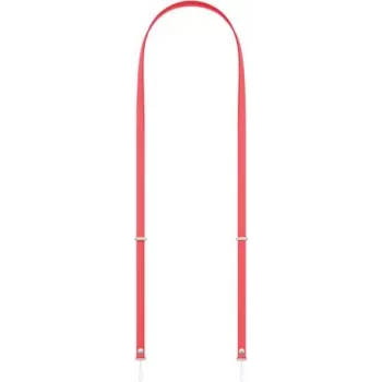 Tracolla Apple Crossbody Strap Bright Guava — materiale PET, lunghezza 2,08 m, rosso