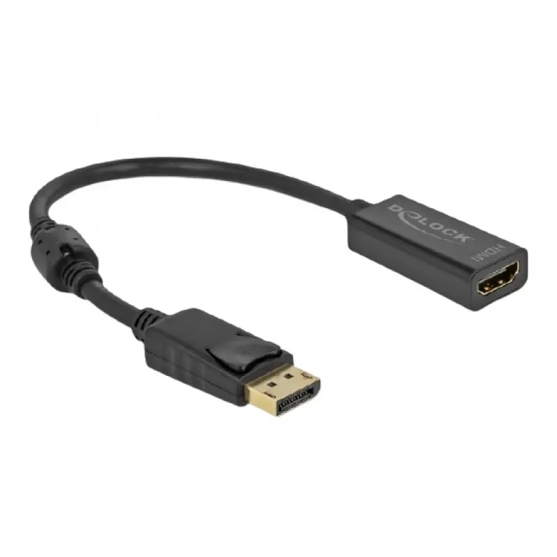 Adattatore DisplayPort 1.2 connettore maschio su HDMI connettore femmina 4K DeLOCK 63559