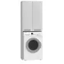 Mobile contenitore da bagno Top e Shop POLA DD BIEL – a parete, struttura bianca, 4 ripiani