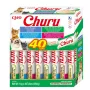 Snack umidi INABA Churu Variety Box — tonno, 40 × 14 g bustine di pasta, senza cereali, senza glutine