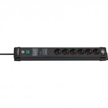 Prolunga elettrica Brennenstuhl 1951160402 5m 6 prese AC per interni nero