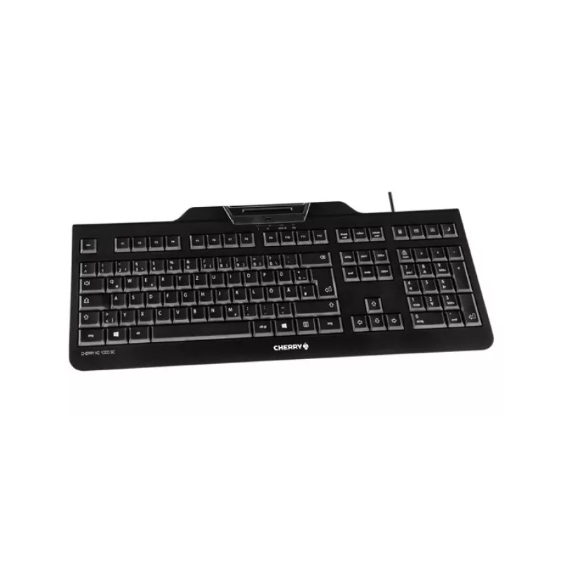 CHERRY KC 1000 SC tastiera USB QWERTZ svizzero nera