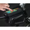 Extralink borsa per bici, borsa da telaio impermeabile con custodia per telefono