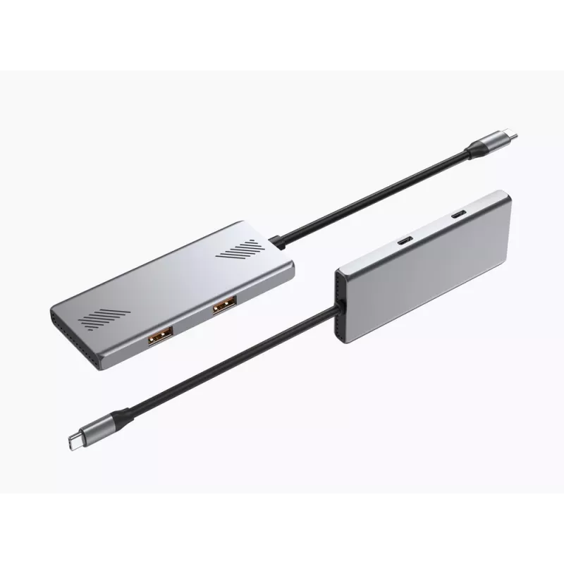 Hub USB Gembird 4 porte USB 3.2 Gen 2 Type-C con 4x Type-A e connettori Type-C