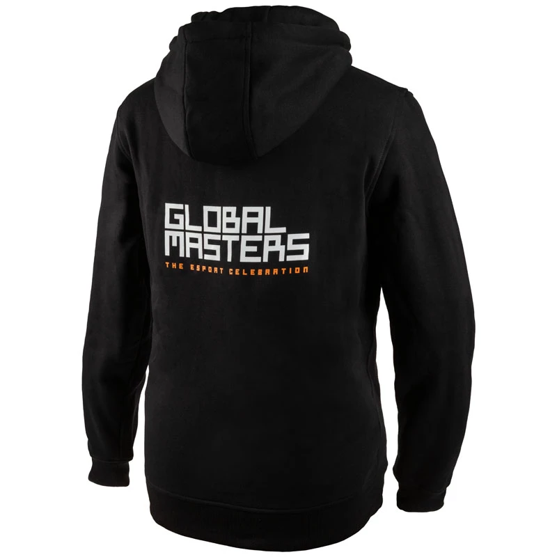 Felpa con cappuccio Global Masters GM Logo - nero (L)