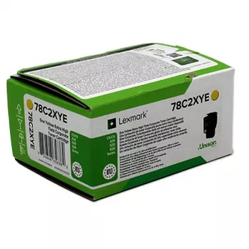 Lexmark 78C2XYE cartuccia toner 1 pezzo originale giallo