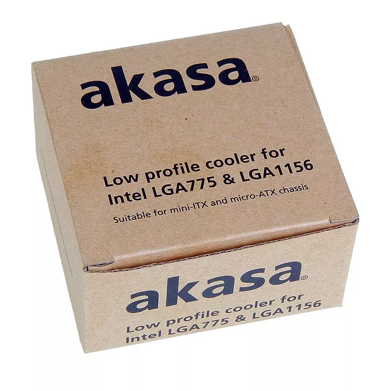 Dissipatore Akasa AK-CCE-7106HP sistema di raffreddamento computer dissipatore processore nero, argento