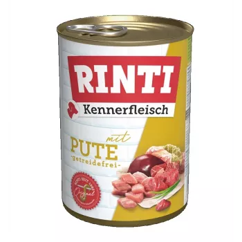 RINTI Kennerfleisch tacchino - cibo umido per cani - 400g