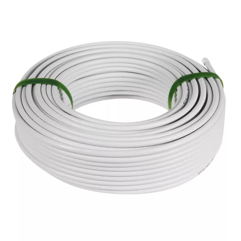 Cavo coassiale Maclean MCTV-471 RG-6/U 50 m bianco
