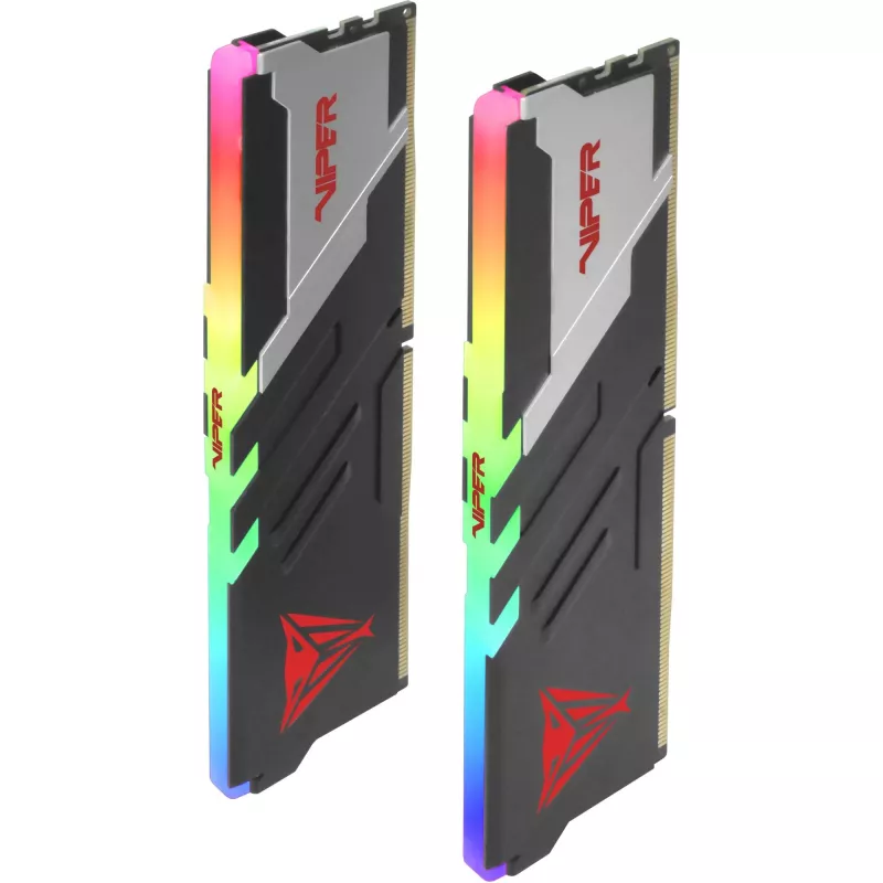 Kit di memoria Patriot Viper Venom RGB PVVR532G720C34K DDR5-7200 32 GB (2x 16 GB) CL34, Intel XMP 3.0, nero
