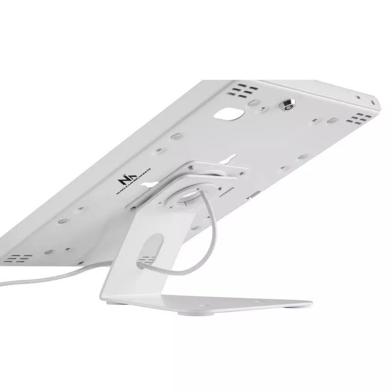 Supporto da tavolo MACLEAN MC-909W regolabile in altezza bianco per tablet e dispositivi