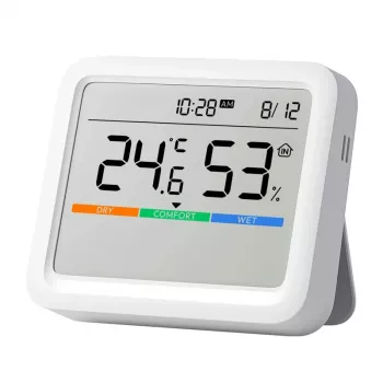 SwitchBot Meter Pro bianco LCD batteria 0 sensore di temperatura e umidità
