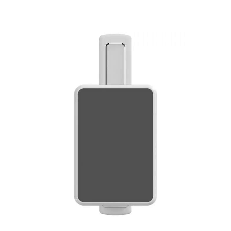 Media-Tech MT222 Leditou lampada da scrivania LED con caricatore wireless Qi da 15 W, orologio, sveglia, termometro, bianca