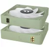 Ventole Thermaltake CT140 EX Reverse ARGB 140mm confezione da 3 - Matcha Green
