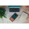 Custodia per smartphone man and wood per Galaxy S10e — Denim nero custodia protettiva