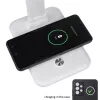 Lampada da scrivania LED MACLEAN MCE616W 9W con caricabatterie wireless Qi integrato