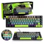 Tastiera meccanica MEDIA-TECH MT1260 Red Core MX60, formato 60%, switch CHERRY MX Red, illuminazione RGB, USB, verde