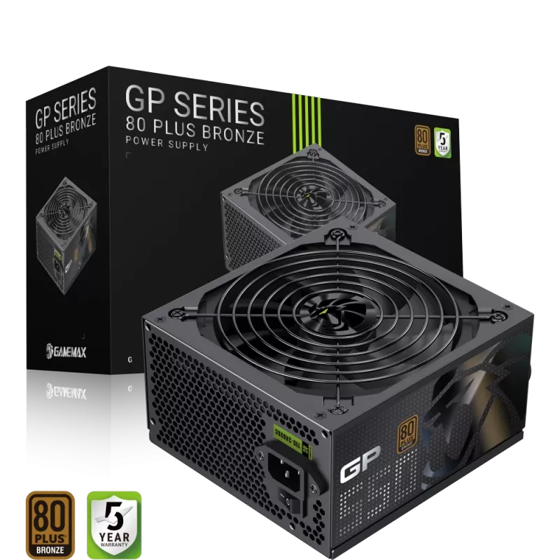Alimentatore Gamemax, 80 PLUS, Bronze | GP 550B | 550 W