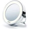 Specchio da trucco illuminato Beurer BS59 diametro 11 cm argento