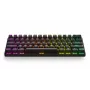 Tastiera gaming meccanica STEELSERIES Apex Pro Mini Wireless — formato 60%, USB + RF wireless + Bluetooth, QWERTY US, nero